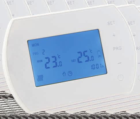 Pokojový termostat s týdenním programem EURO-101 5-35 C AA 2x Pro regulaci a udržování nastavené teploty v jakémkoli prostoru.
