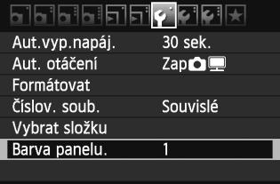 [Spoušť/DISP]: Po stisnutí tlačíta spouště do poloviny se zobrazení vypne. A po uvolnění tlačíta spouště zůstane zobrazení vypnuto.