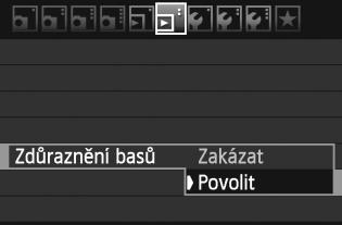 Přehrávání filmů Funce Popis funcí přehrávání 2 Opustit Umožňuje návrat do zobrazení jednotlivých snímů. Stisnutím tlačíta <0> lze přepínat mezi přehráváním 7 Přehrát a zastavením.