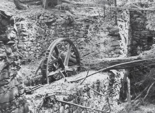 náhon první pilu na vodní pohon Eliščinu (Liselsberg), která se nacházela na katastru Kozlova.