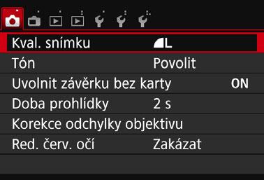 Přepnutí zobrazení na displeji LCD Na displeji LCD lze zobrazit obrazovku nastavení fotografování, obrazovku nabídek, pořízené snímky atd.