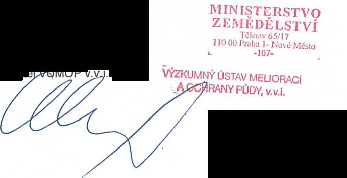 15/2012 ministra zemědělství s účinností od 20. 1. 2017. Schválil: Státní pozemkový úřad Ing.