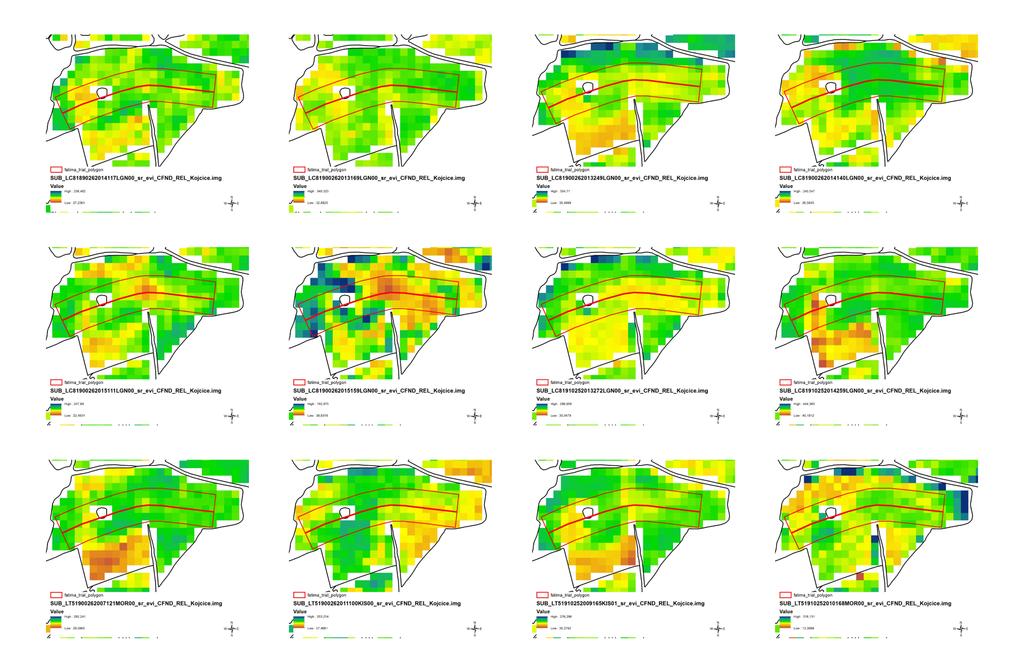 Produkční zóny Landsat