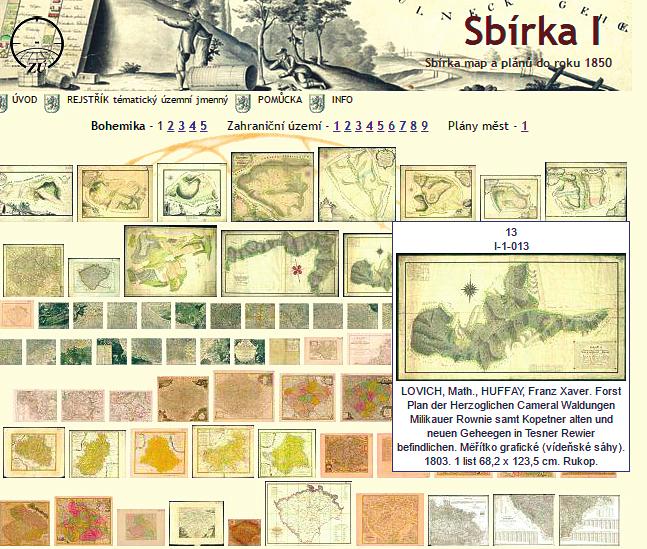 Online zpřístupnění vybraných digitalizovaných mapových sbírek v České republice Státní mapy odvozené zpřístupňuje stránka s názvem SMO-5, na níž se vystavují naskenovaná první vydání mapových sekcí