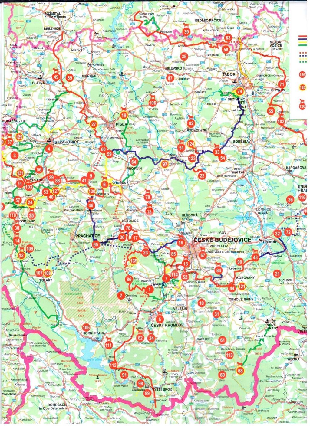 Obr. 4 - Zobrazení stanic a hipozastavení na