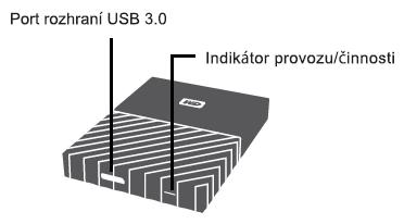 O disku WD Formát jednotky disku Disk My Passport byl formátován jedním oddílem se systémem souborů NTFS, aby byl kompatibilní se všemi aktualizovanými operačními systémy Windows.