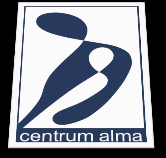 KONTAKTY Adresa: IČ: 226 650 05 Přístavní 1111/40, 170 00 Praha 7 - Holešovice E-mail: info@centrum-alma.cz Web: www.centrum-alma.cz Tel: 266 317 404, 774 490 789 Datová schr.