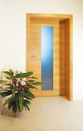 vytváří velmi jednoduchý a čistý detail. Dveře jsou určeny především do moderního interiéru.