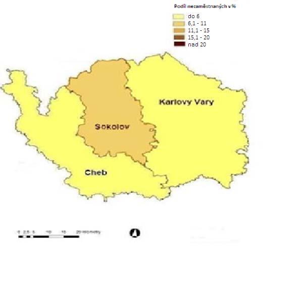 3. MAPA ArcView - Podíl