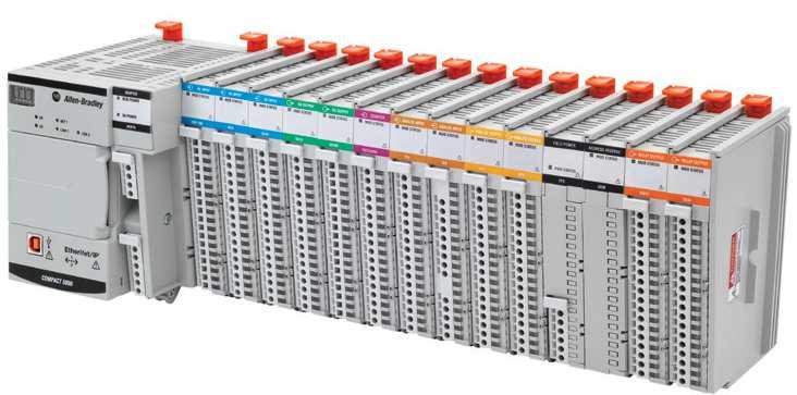 5069 Compact I/O Moduly jsou o 27% užší než řada Compact I/O 1769 (22mm vs 30mm) Sběrnice je 30x rychlejší než řada Compact I/O 1769 Podpora