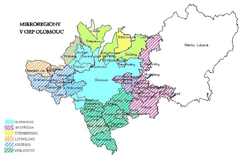3.3 Zkoumaný soubor Do zkoumaného souboru byly zařazeny základní a střední školy v Olomouci a blízkém okolí. Tímto je míněn mikroregion Olomoucko (obr.
