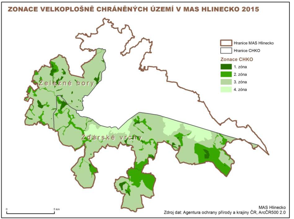 Železnohorský bioregion je charakteristický pro severní část obce Krouna, severní a východní část Vojtěchova, severní část Rané, severozápadní část Holetína, západní část a severozápadní cíp Hlinska,