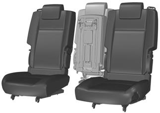 Sedadla E78064 Poznámka: Když se sedadla posouvají dozadu, posunou se mírně také dovnitř. 4.