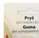 barva cena 232990 modrá 55, 239945 náplň modrá 0,7 mm / 2 ks 60, Roller Perro Claro gumovací metalický gelové mazací pero s výměnnou náplní, modrý inkoust ve všech barevných mutacích těla, plastové