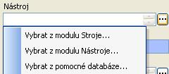 5 Vazba na díly Platí pouze pro KTP, které jsou tvořeny na Typový. Vazba na stejnou položku u Hlavička operace, využití je obdobné.