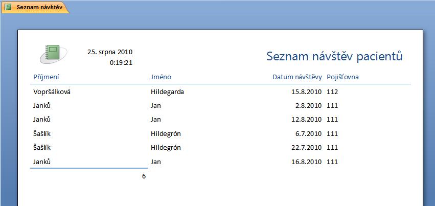 Přidání celkového součtu, nebo jiného souhrnu v zobrazení rozložení stránky Zobrazení rozložení stránky umožňuje nejrychlejší způsob přidání celkových