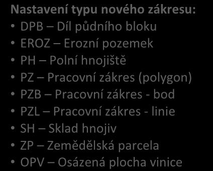 jedním kliknutím). Najetím myší nad ikonku nástroje se zobrazí nápověda.