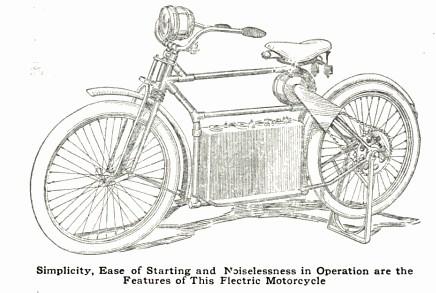 Obr. 5: elektromotocykl z časopisu Popular mechanics, rok 1911 http://www.roadswerenotbuiltforcars.com/wpcontent/uploads/2011/12/electricmotorcyclepopularmechanicsoct1911.