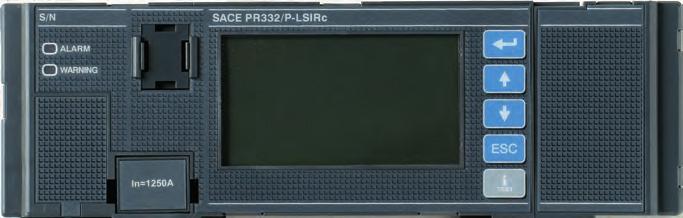 Distribuční jističe Elektronické spouště 2 PR332/P Spoušť SACE PR332/P pro jističe Tmax T7, dodávána ve čtyřech verzích: PR332/P-LI, PR332/P- LSI, PR332/P-LSIG a PR332/P-LSIRc, představuje sofi