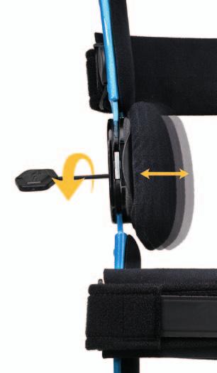 standardní nebo zkrácený lýtkový oblouk Adaptabilní uchycení pásků
