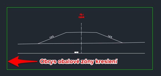 6. Vylepšení příčných řezů obalové zóny kreslení Tato nová funkcionalita umožňuje ruční dokreslování příčných řezů a to bez ztráty svázání s