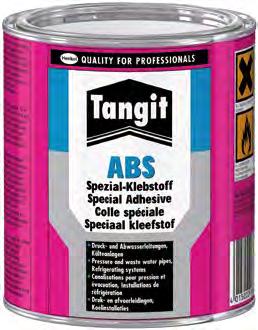 Tangit UNI-LOCK Tangit PVC-U Tangit PVC-C Tangit ABS Popis výrobku: Těsnicí vlákno na závity.