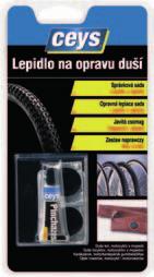 kde co najdete ceys - obsah Lepidlo na opravu duší 248 Velice jednoduše, rychle a účinně opraví píchlé duše kol, motocyklů a mopedů.