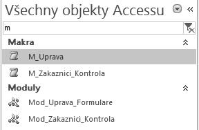 Kapitola 1 Základy práce s databází Obrázek 1.