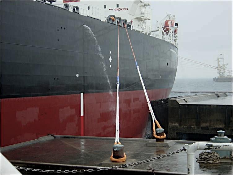 V současné době je běžné spatřit tyto lana na úvazech tankerů, nebo u ochodních
