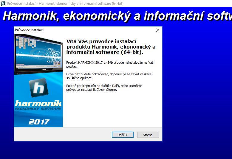 Průběh instalace upgrade - 1.část, kopie souborů a převod dat Provedení instalace upgrade můžeme rozdělit na dvě části. První částí vás provede "Průvodce instalací".