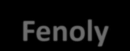Fenoly Názvosloví fenolů: Systematické název příslušného uhlovodíku + koncovka -ol Např.