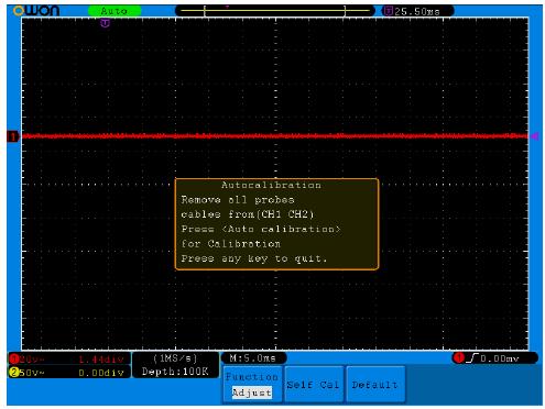 Obrázek 5-42 Self-Calibration (autokalibrace) Pass/Fail Funkce Pass/Fail monitoruje změny signálů a propouští nebo zadrží na výstupu signály, které jsou vyhodnoceny podle předem definované masky