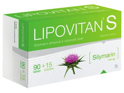 LIPOVITAN S Balení 90 + 15 tablet ZDARMA Pro jarní očistu organismu.