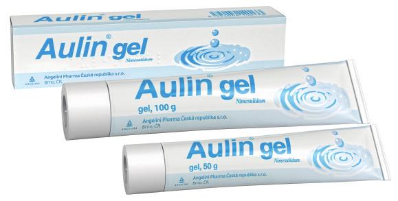 AULIN DRM. GEL 50 G Gel proti bolesti pohybového aparátu, citelně ulevuje od bolesti, působí proti zánětu, nevysušuje pokožku.