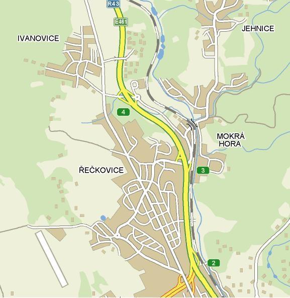 3. Oblast Řečkovice v