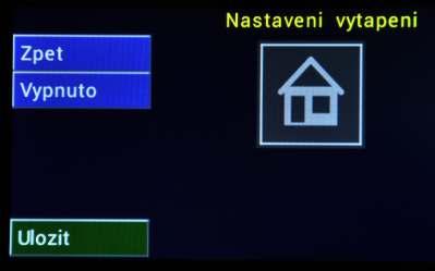 Přednastavené teploty jsou pro radiátorový systém vytápění. Můžete nastavit rychlost sepnutí bivalence BOOST na hodnotu 5-15 - 30 minut.