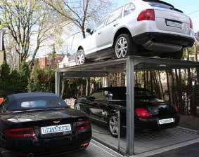 P QUADROPARKER PARKOVACÍ SYSTÉM PRO VENKOVNÍ PROSTORY QUADRO N4902 Venkovní použití Parkování nezávislé parkování nad sebou, v jámě o hloubce od 190 cm se světlou výškou od 330 cm parkovací místa