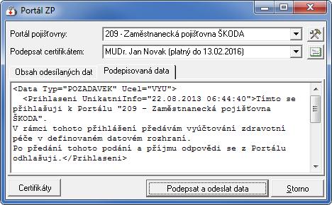 1) Vpravo nahoře klikněte na tlačítko [Odeslat dávky]. 2) Zobrazí se dotaz, zde souhlasíte s odesláním pouze faktury. Pokračujte tlačítkem [Ano].