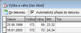 6.3.6 Kopie staršího dekursu do dnešního V celém programu lze pro kopírování textu použít klasické klávesové zkratky >Ctrl+C< a >Ctrl+V<.