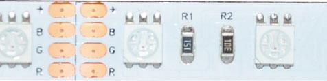 LED PÁSKY / 12 V, 24 V / RGB, DIGITÁLNÍ Standardní RGB flexibilní pásky 12 V nebo 24 V / EPISTAR čip 5050 / 30-60 LED na 1 m Pásky WIRELI Premium krytí IP20 šíře 10 mm 3202 015 601 RGB