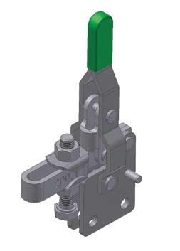 2 200.0 200.1 Svislé upínky Vertical clamps Miniaturní provedení Nejmenší ze série svislých upínek, používá se tam, kde je nutná pouze malá upínací síla nebo omezené prostorové možnosti.