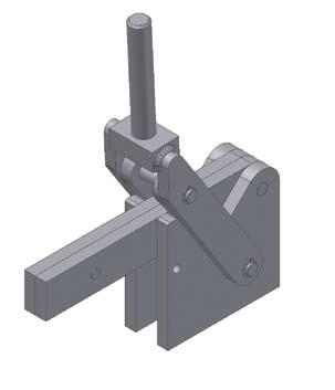 Svislé upínky Vertical clamps 221 222 223 2 Těžké provedení Vhodné pro náročné případy upnutí dílů při sváření, obrábění a tam, kde je třeba velká upínací síla a hrubé zacházení.