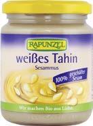 4006040004219 Bílé tahini: 100% sezamová pasta RAPUNZEL Na pečivo, kaše a müsli,