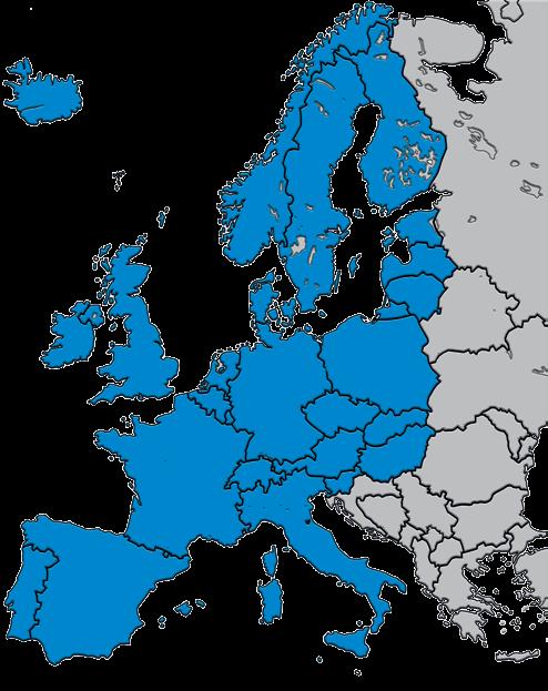 vlastních výrobních závodech v Rakousku, Belgii, Francii a