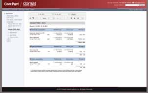 V ContPortu nechybí ani předdefinované i zákaznické reporty, generované ručně nad zadaným časovým intervalem nebo automaticky v pravidelných obdobích.