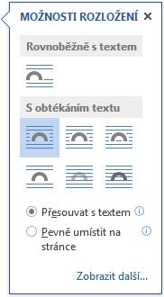 7 Word 120 Úpravy obrázků Velikost obrázku Komprese Umístění obrázků Možnosti rozložení Kotva objektu Enc-07-06 Titulek Popisek titulku Pro úpravy vloženého obrázku můžeme použít kontextovou kartu