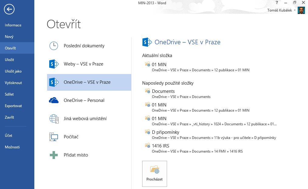 2 OneDrive pro firmy 18 z nabídky pro dokument» V řádku dokumentu klikneme do tlačítka Nabídka pro vybranou položku (tři tečky).» Z nabídky vybereme tlačítka Upravit.