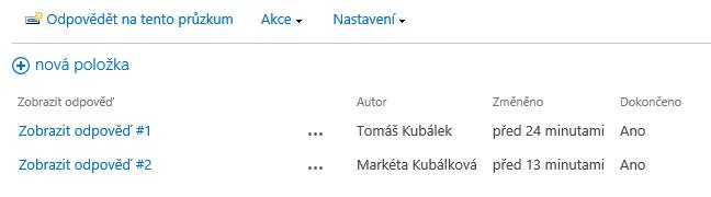 6 Další aplikace a nový web Obdobně jako Průzkum můžeme ze služby OneDrive pro firmy vložit do své kolekce webů další aplikace, např.