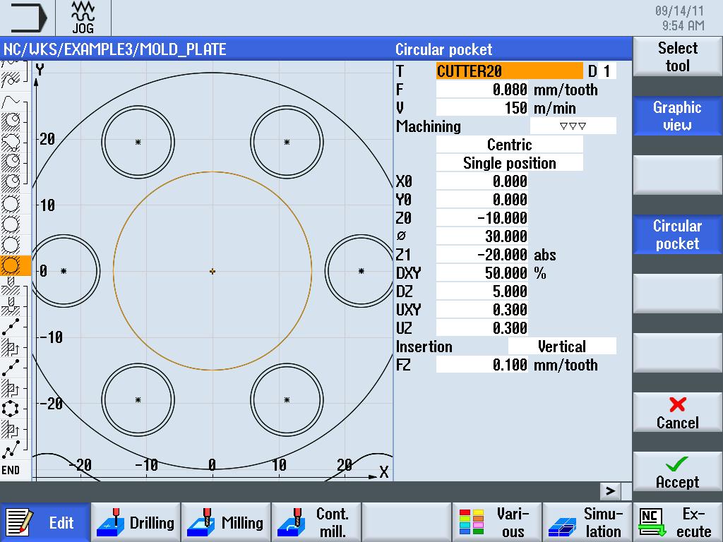 Výhody práce se systémem ShopMill 2.2 Úspora času při programování.