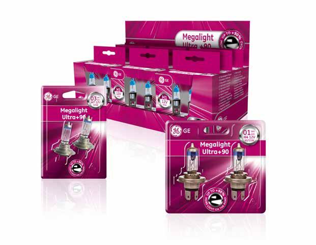 12V PREMIUM Type Tc ECE W Megalight Ultra +90 - Halogen headlight lamps Fig. SKU EAN Fig. 1.